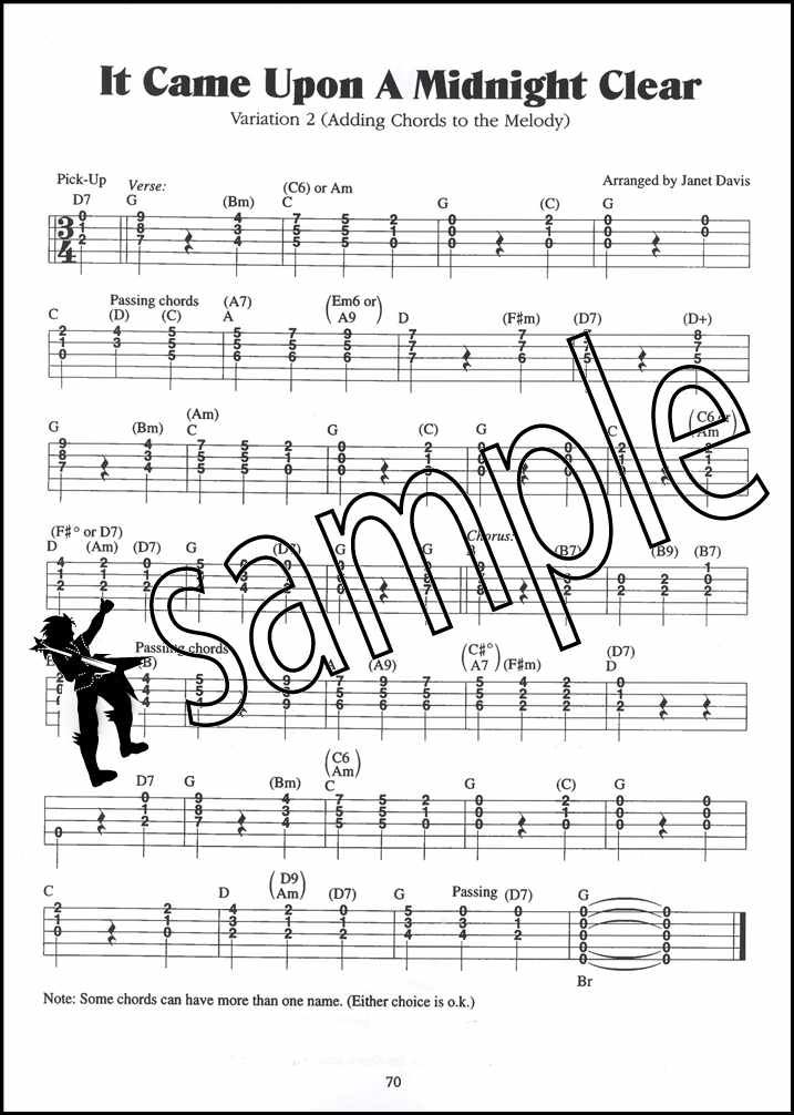 Christmas Songs for 5String Banjo TAB Book with Audio Jingle Bells