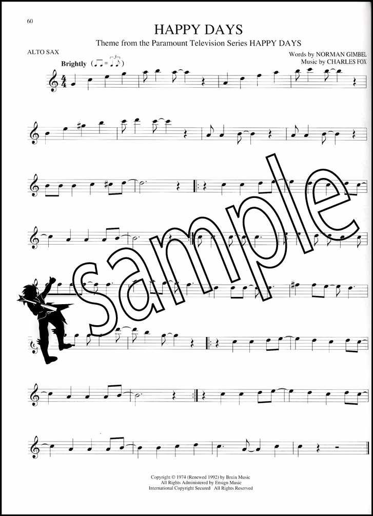 The Big Book of Alto Saxophone Songs Sheet Music Book Sax 130 Songs