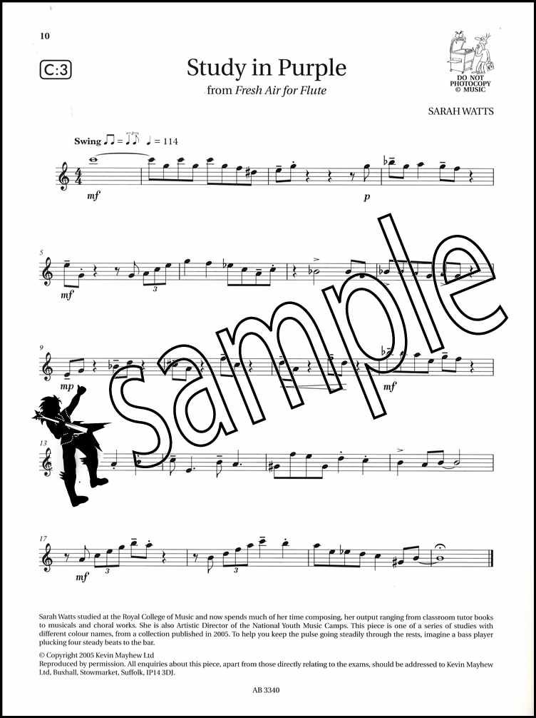 Flute Exam Pieces 20082013 Grade 2 Part Only ABRSM Sheet Music Book