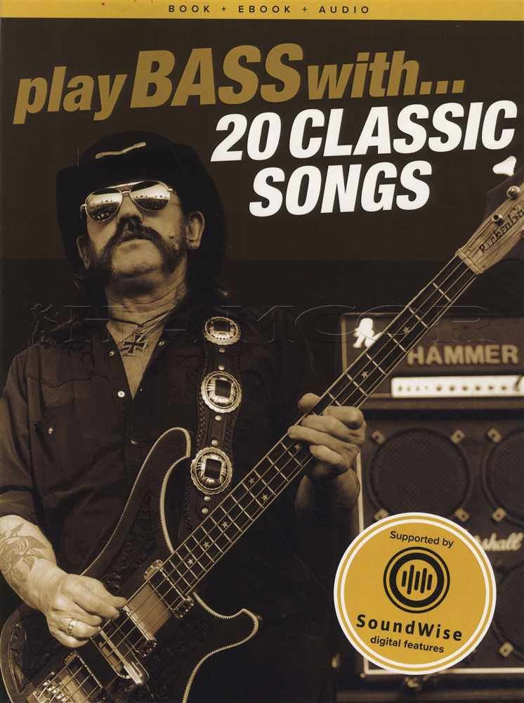 Play Bass with 20 Classic Songs TAB Music Book with Audio Rock ...