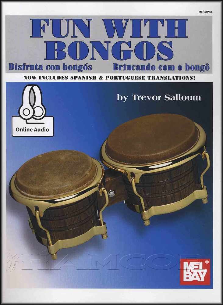 Fun with Bongos Sheet Music Book with Online Audio Exercises eBay