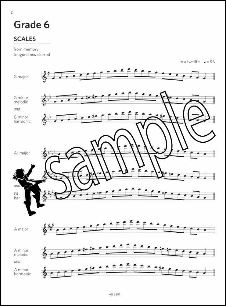 Oboe Scales & Arpeggios from 2018 ABRSM Grades 68 Sheet Music Book eBay