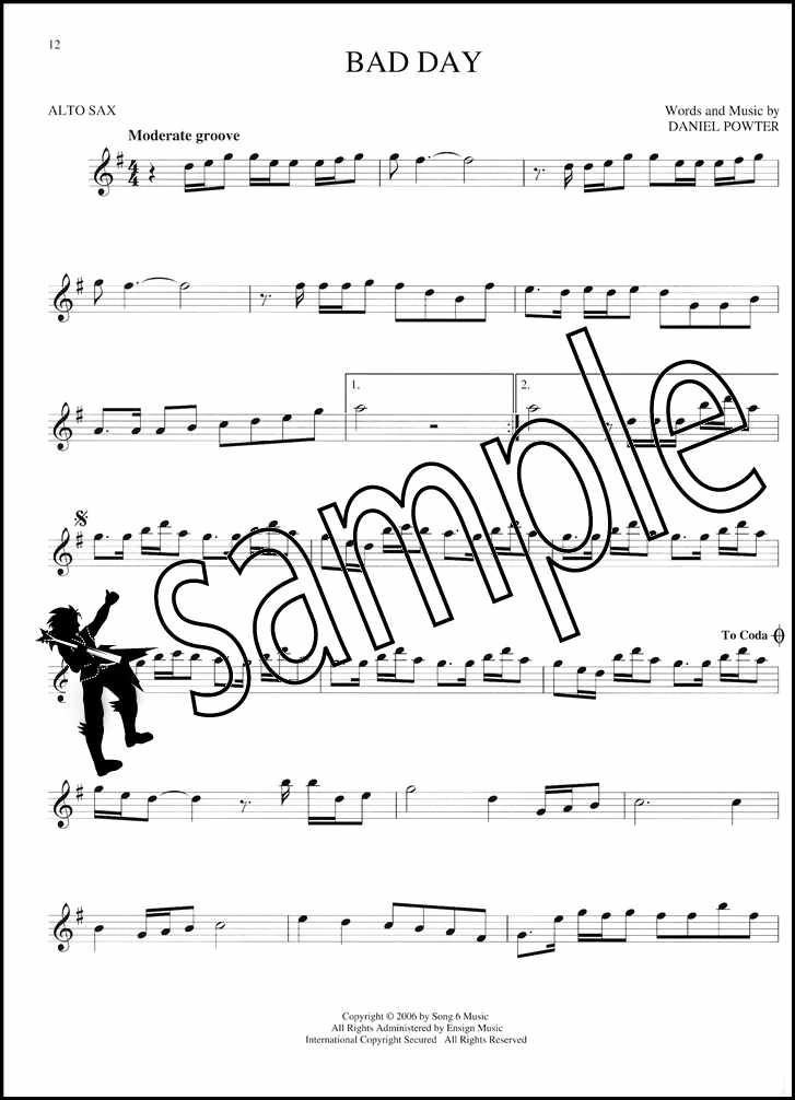 The Big Book of Alto Saxophone Songs Sheet Music Book Sax 130 Songs