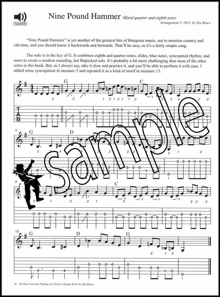 All-Time Favorite Parking Lot Pickers Guitar Solos Book//Audio SAME DAY DISPATCH