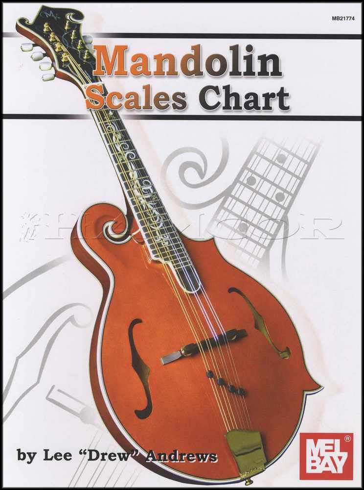 Mandolin Scales Chart by Lee 'Drew' Andrews Major Minor Pentatonic