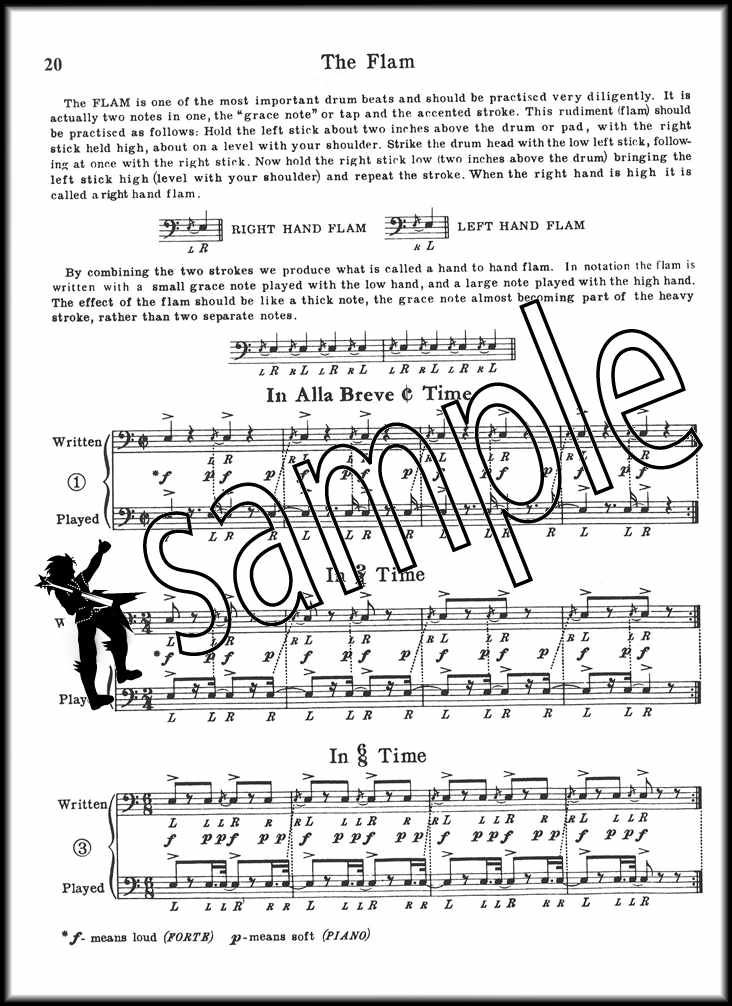A Tune A Day for Drums Book 1 Sheet Music Book Learn How To Play