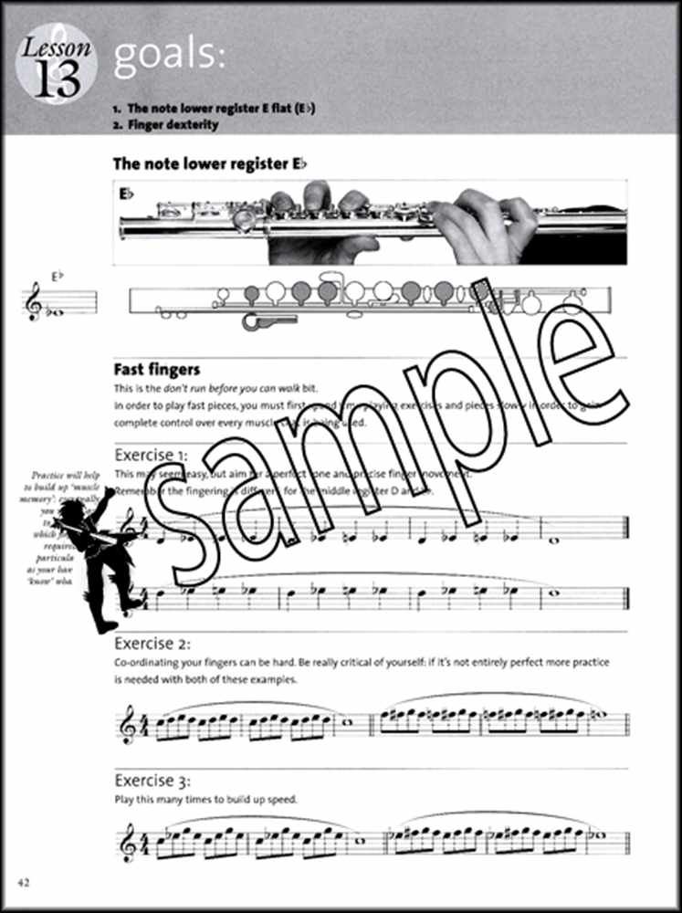 A New Tune A Day for Flute Tutor Method Book 1 &CD Learn to Play Teach