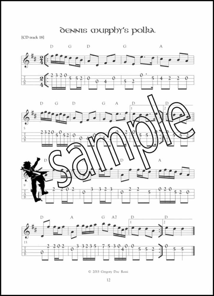 ASAP Irish Mandolin TAB Music Book/CD Learn How to Play The Irish Way