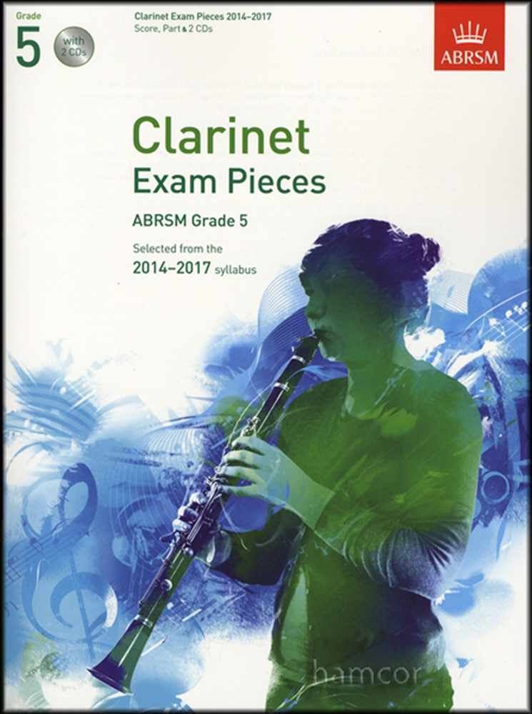 Clarinet Exam Pieces Abrsm Grade 5 2014 2017 Score Part Cd Exam Music Book Ebay