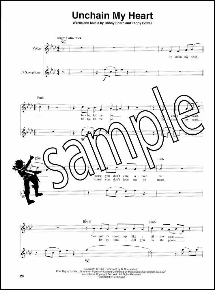 R&B Saxophone PlayAlong Alto Sax Music Book/Audio Backing Tracks