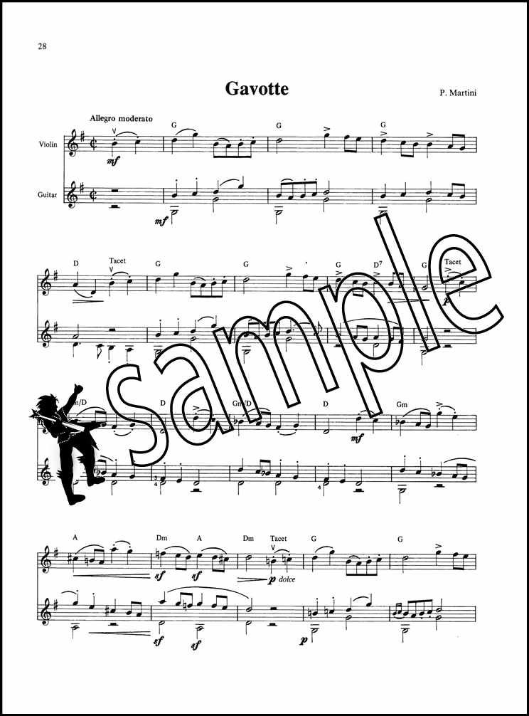 Suzuki: 21 Pieces for Violin With Guitar