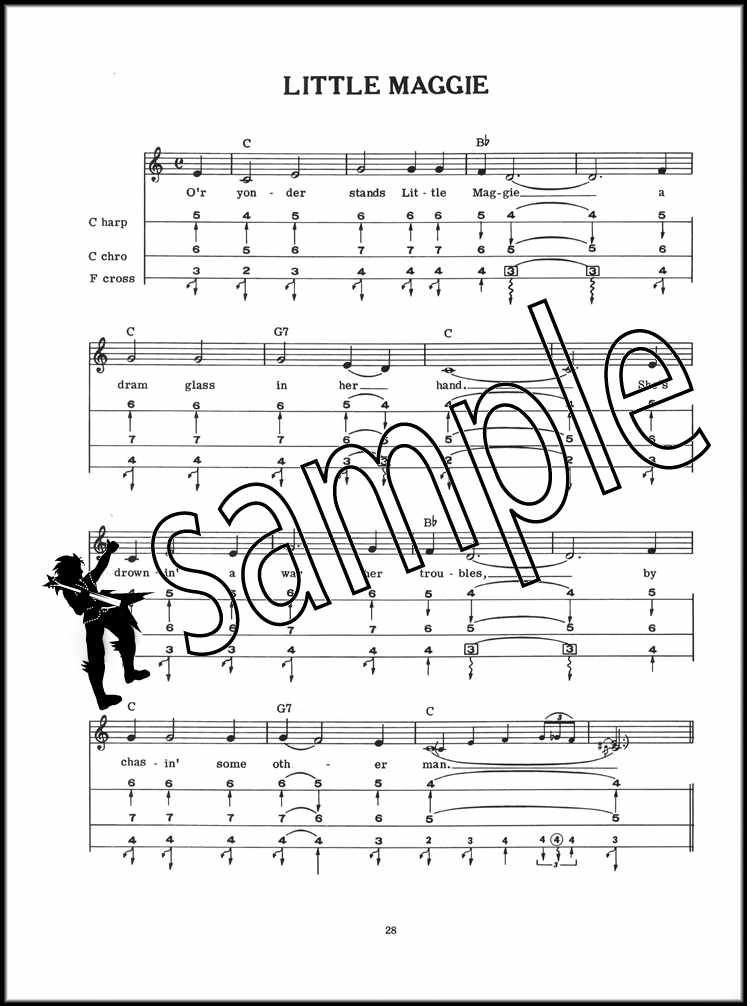 Bluegrass & Country Music for Harmonica Sheet Music Book/Audio SAME DAY