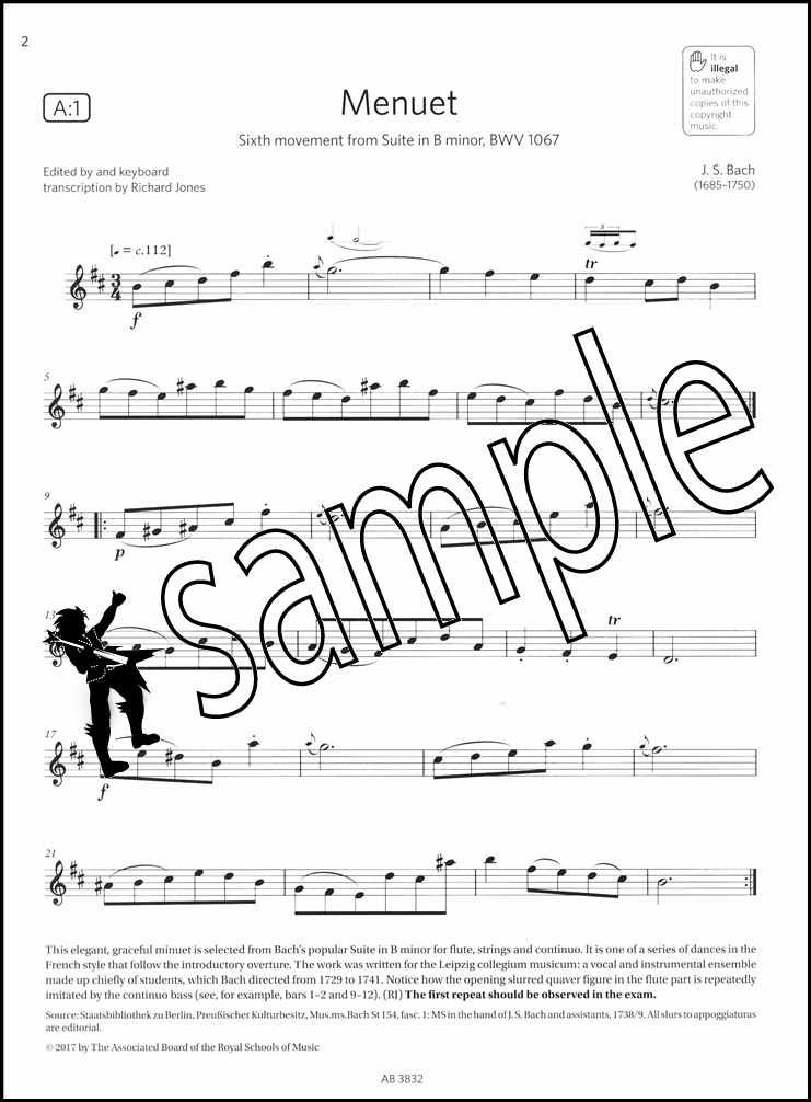Flute Exam Pieces 20182021 ABRSM Grade 3 Sheet Music Book with Audio