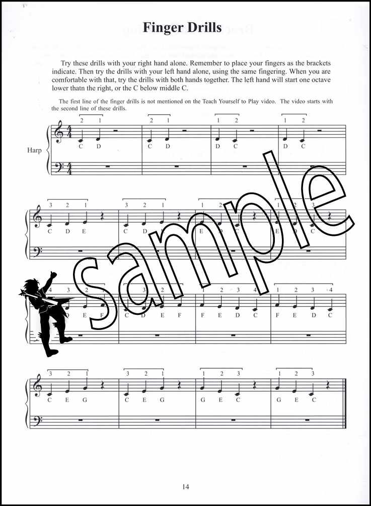 Harpsicle Harp Method 1 Sheet Music Book/Video Learn How To Play Method