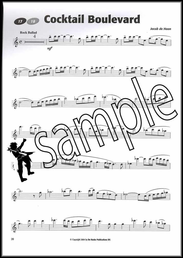 Flute Rock Connections Sheet Music Book with CD by Jacob de Haan