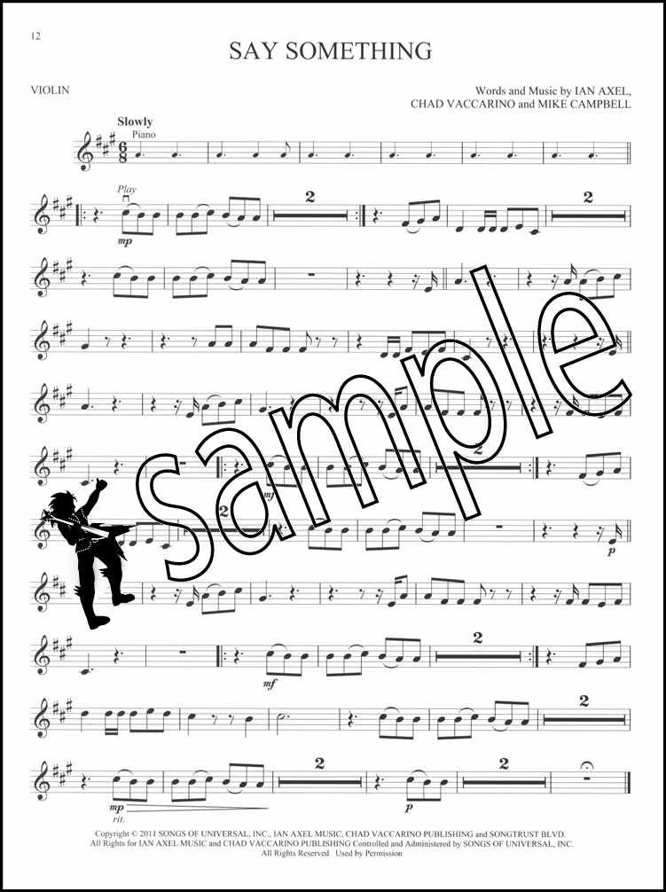 Violin Sheet Music Play Along