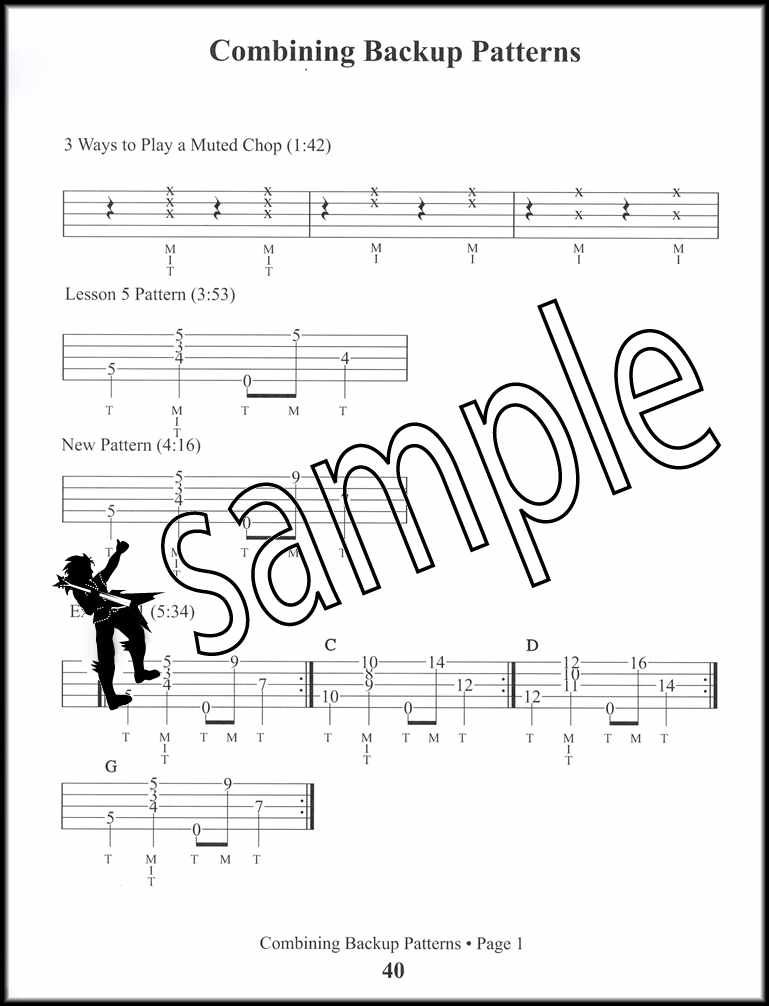 Banjo Rhythm & Backup 101 Package TAB Book with DVD Learn How To Play 5