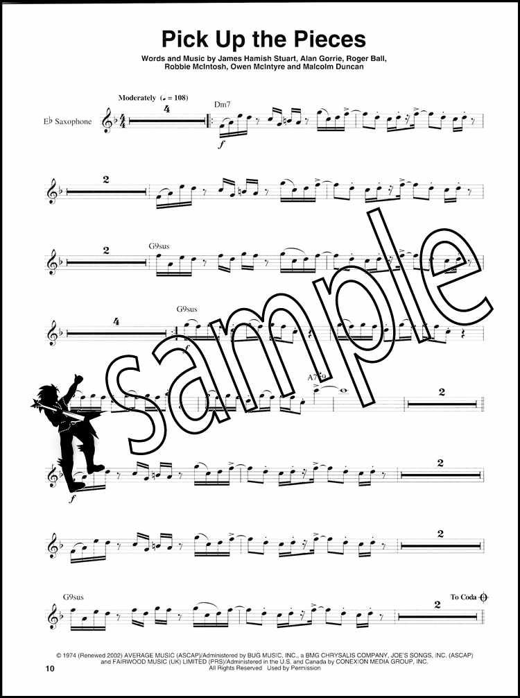 R&B Saxophone PlayAlong Alto Sax Music Book/Audio Backing Tracks
