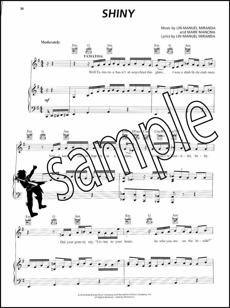 Disney S Moana Piano Vocal Guitar Sheet Music Book Music From The Motion Picture 9781495083174 Ebay ebay