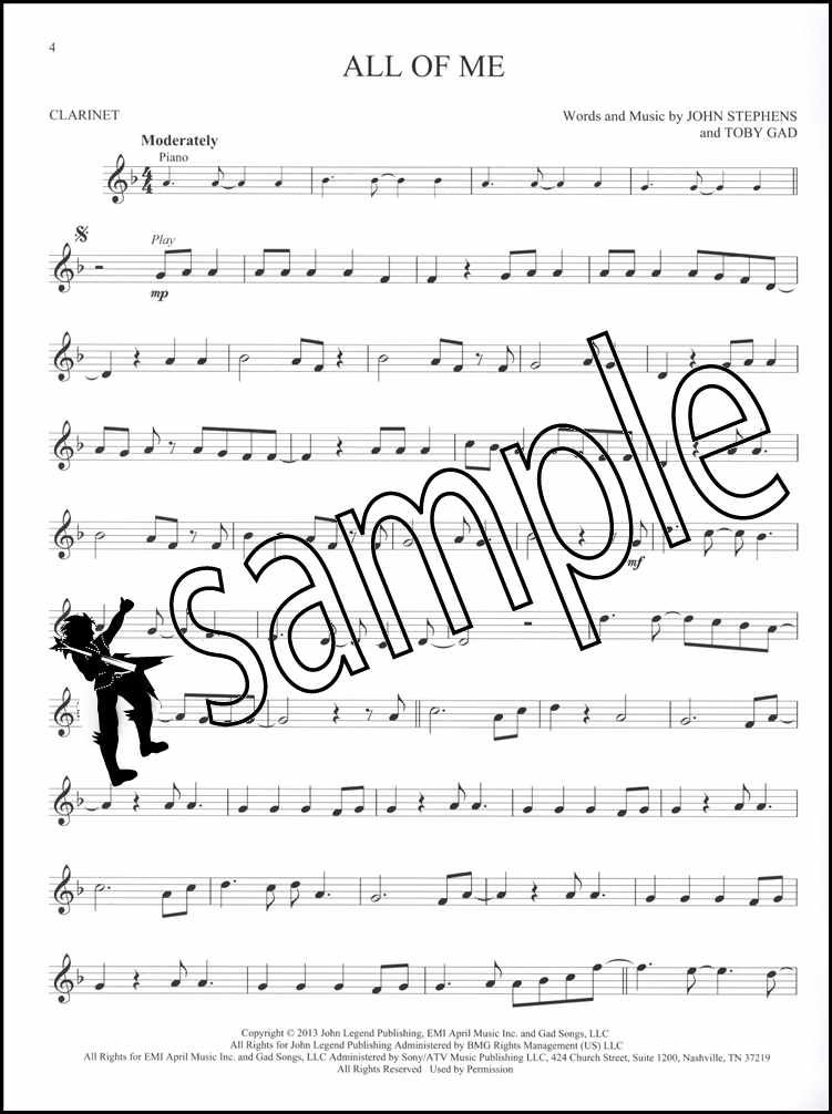Chart Hits for Instrumental PlayAlong Sheet Music Book/Audio