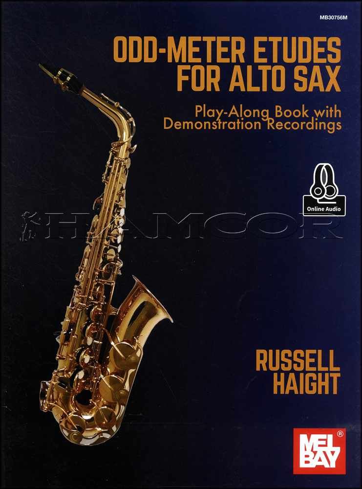 OddMeter Etudes for Alto Sax Saxophone Music Book/Audio SAME DAY