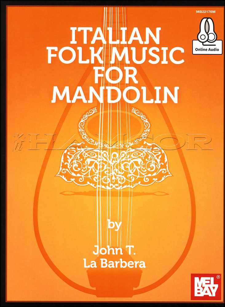 Italian Folk Music for Mandolin TAB Music Book/Audio Songs SAME DAY