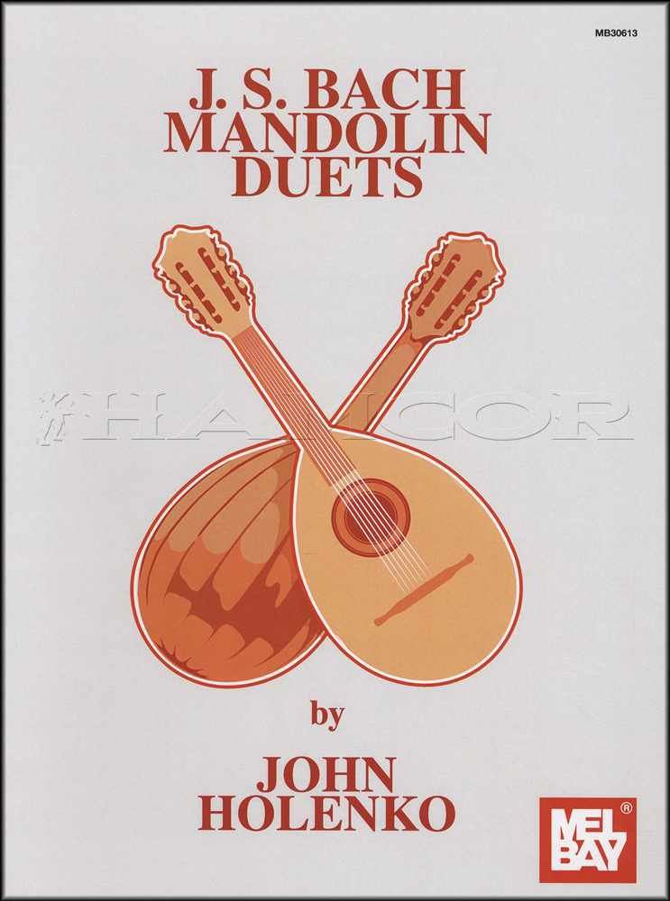 J. S. Bach Mandolin Duets Sheet Music Book Johann Sebastian Classical