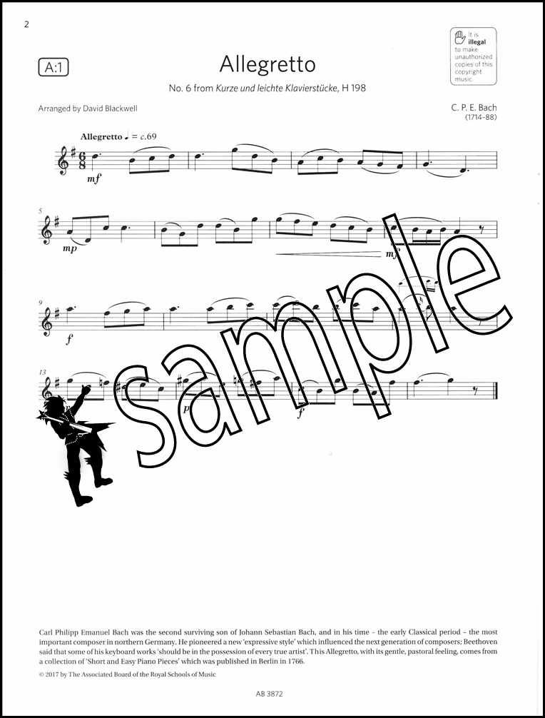 Saxophone Exam Pieces 20182021 ABRSM Grade 2 Sheet Music Book with