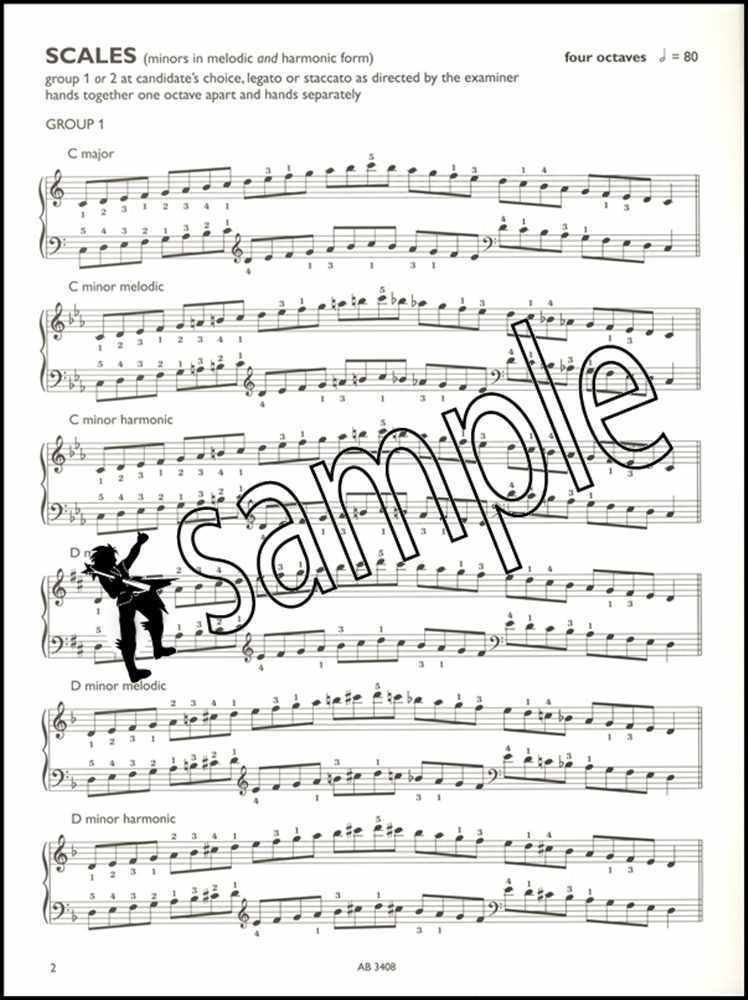 Piano Scales & Arpeggios ABRSM Grade 7 Exam Music Book SAME DAY DISPATCH