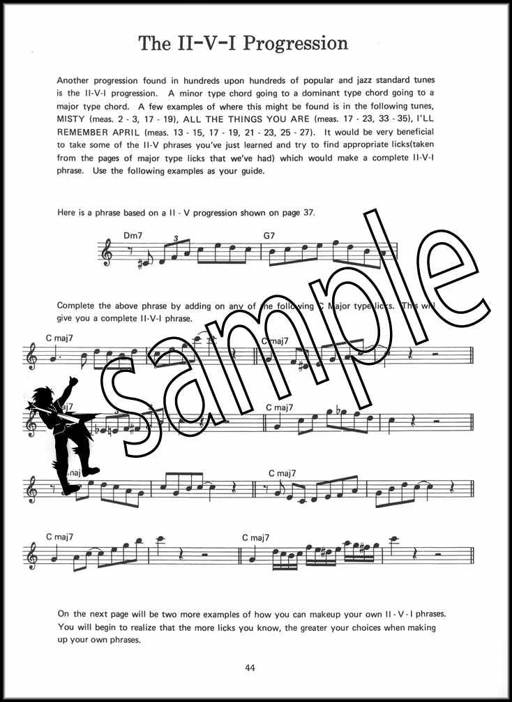 Jazz Saxophone Licks Phrases & Patterns Arnie Berle Music Book SAME DAY