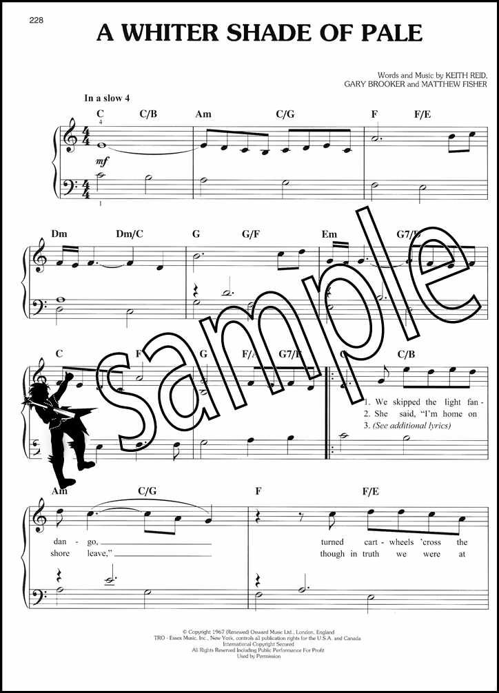 First 50 Classic Rock Songs You Should Play On The Piano Sheet Music ...