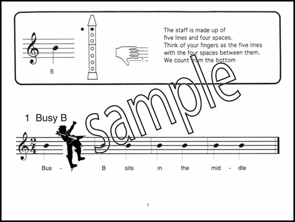 Children's Recorder Method Volume 1 Learn How to Play Music Book & CD