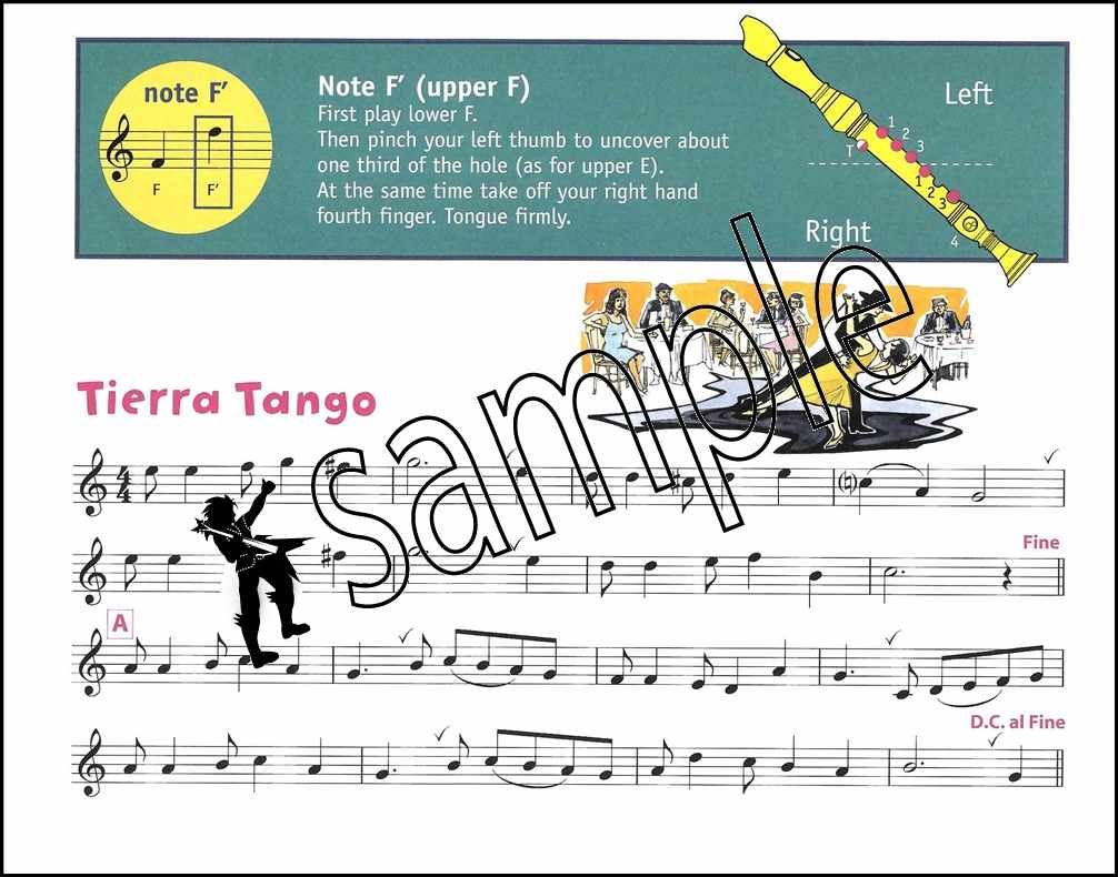 Recorder from the Beginning 3 Music Book Learn How To Play Method Kid