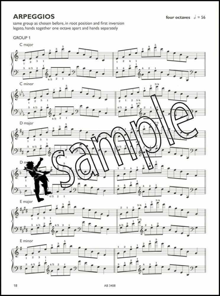Piano Scales & Arpeggios ABRSM Grade 7 Exam Music Book SAME DAY DISPATCH