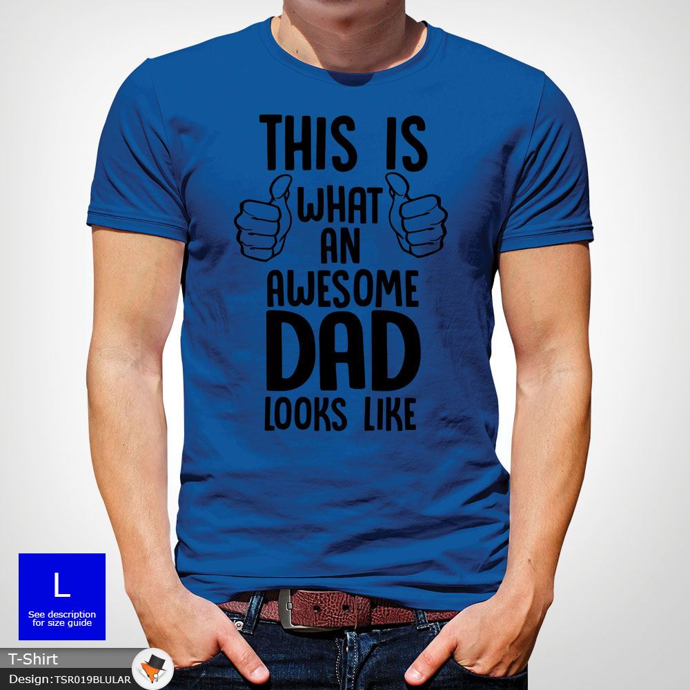 La La La Fête des Pères Cadeau This Is What An Awesome Dad Looks Like T-shirt gris foncé! 41ac4d La La La Fête des Pères Cadeau This Is What An Awesome Dad Looks Like T-shirt gris foncé! 41ac4d