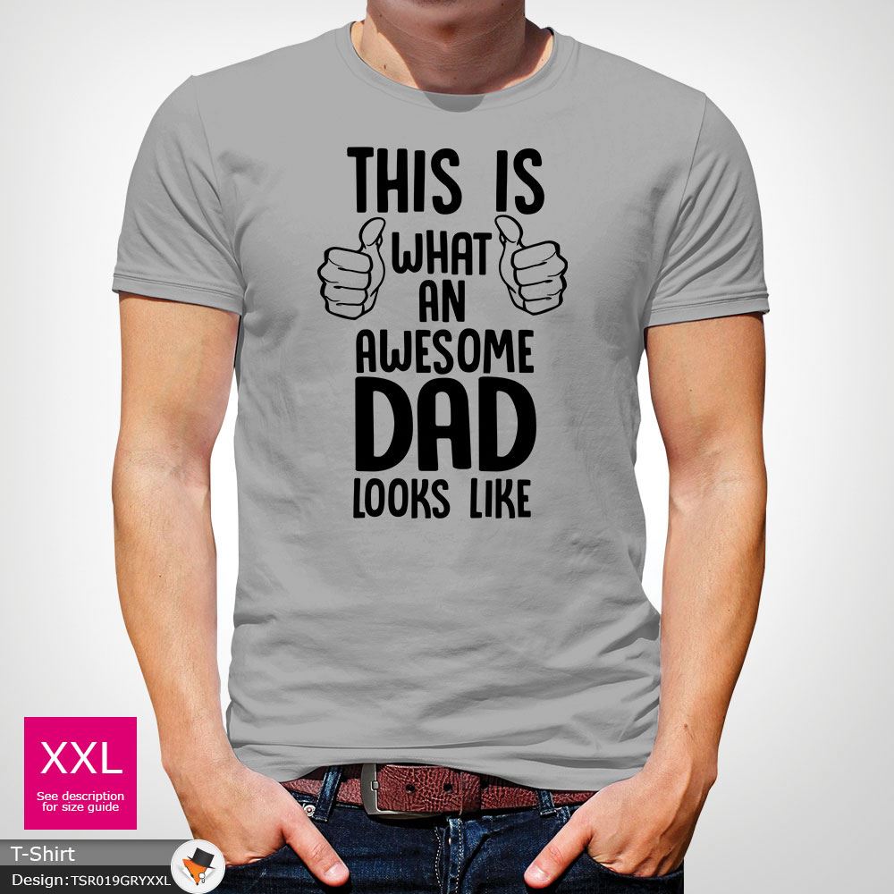 La La La Fête des Pères Cadeau This Is What An Awesome Dad Looks Like T-shirt gris foncé! 41ac4d La La La Fête des Pères Cadeau This Is What An Awesome Dad Looks Like T-shirt gris foncé! 41ac4d