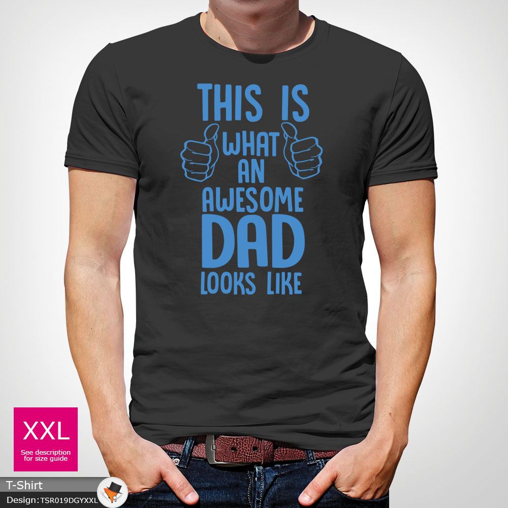 La La La Fête des Pères Cadeau This Is What An Awesome Dad Looks Like T-shirt gris foncé! 41ac4d La La La Fête des Pères Cadeau This Is What An Awesome Dad Looks Like T-shirt gris foncé! 41ac4d