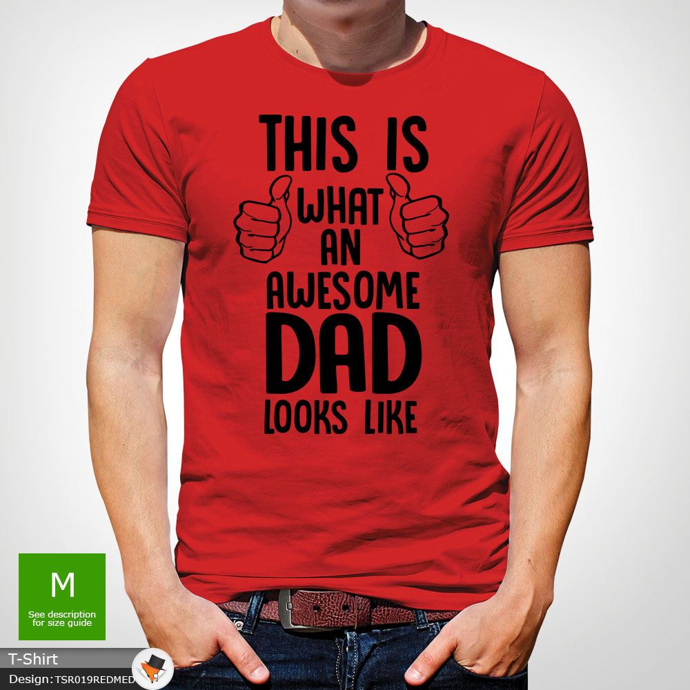 La La La Fête des Pères Cadeau This Is What An Awesome Dad Looks Like T-shirt gris foncé! 41ac4d La La La Fête des Pères Cadeau This Is What An Awesome Dad Looks Like T-shirt gris foncé! 41ac4d