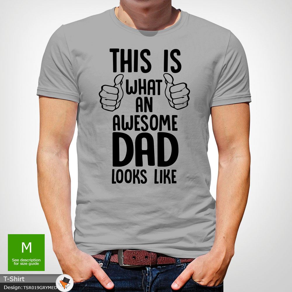 La La La Fête des Pères Cadeau This Is What An Awesome Dad Looks Like T-shirt gris foncé! 41ac4d La La La Fête des Pères Cadeau This Is What An Awesome Dad Looks Like T-shirt gris foncé! 41ac4d