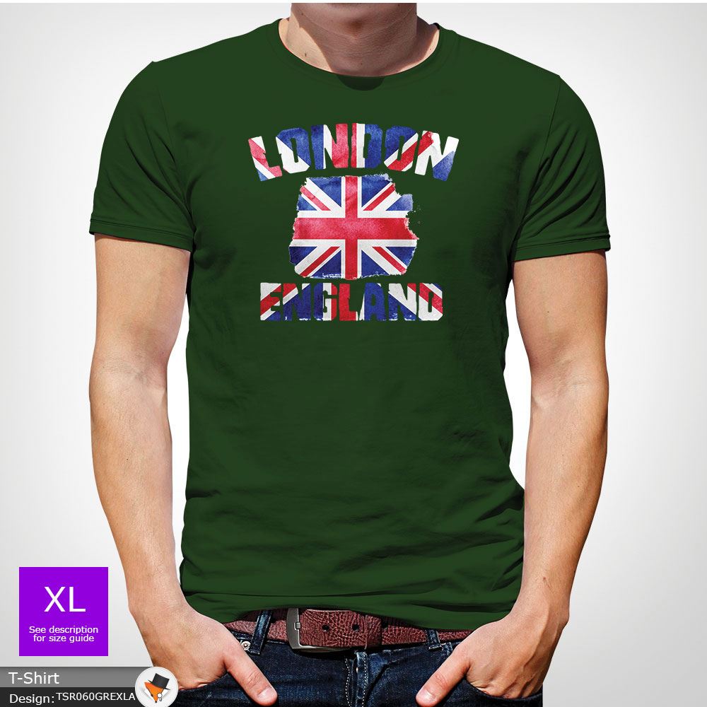 UNION JACK LONDON EMBLEM SLOGAN UNISEX VEST TOP
