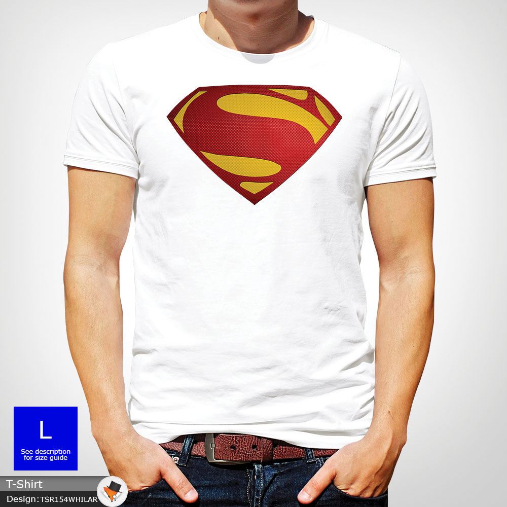 Official Merchandise DC Comics Superman Classic Logo Womens Boyfriend Fit T-Shirt