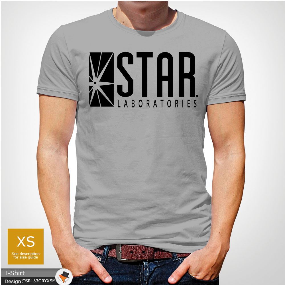 Labs GIFT T-SHIRTS White STAR Laboratories T Shirt Top The Flash S.T.A.R