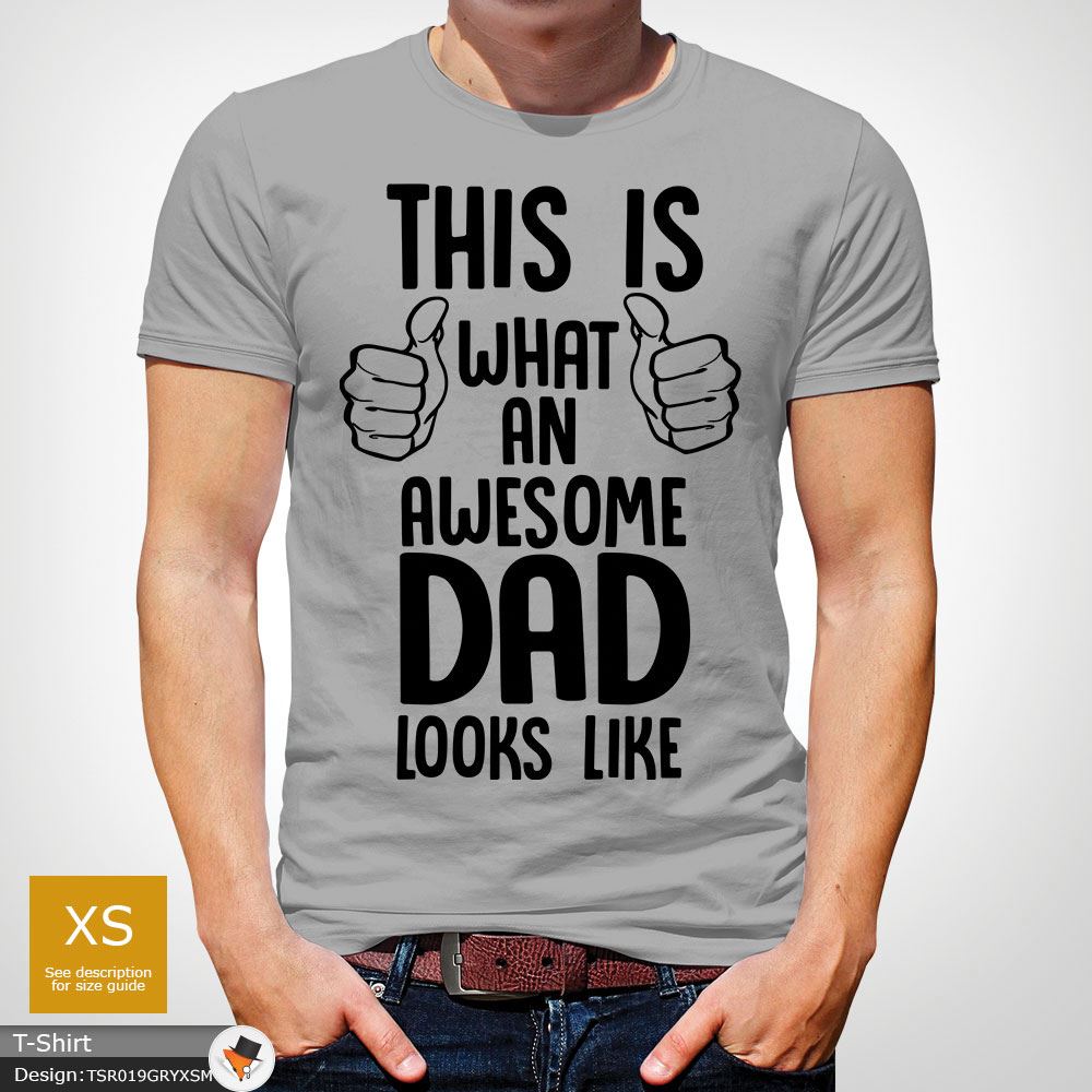 La La La Fête des Pères Cadeau This Is What An Awesome Dad Looks Like T-shirt gris foncé! 41ac4d La La La Fête des Pères Cadeau This Is What An Awesome Dad Looks Like T-shirt gris foncé! 41ac4d
