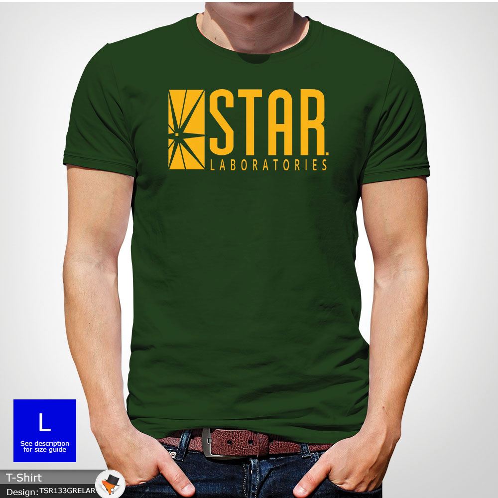 The Flash TV Series CHEST LOGO Licensed Adult T-Shirt All Sizes