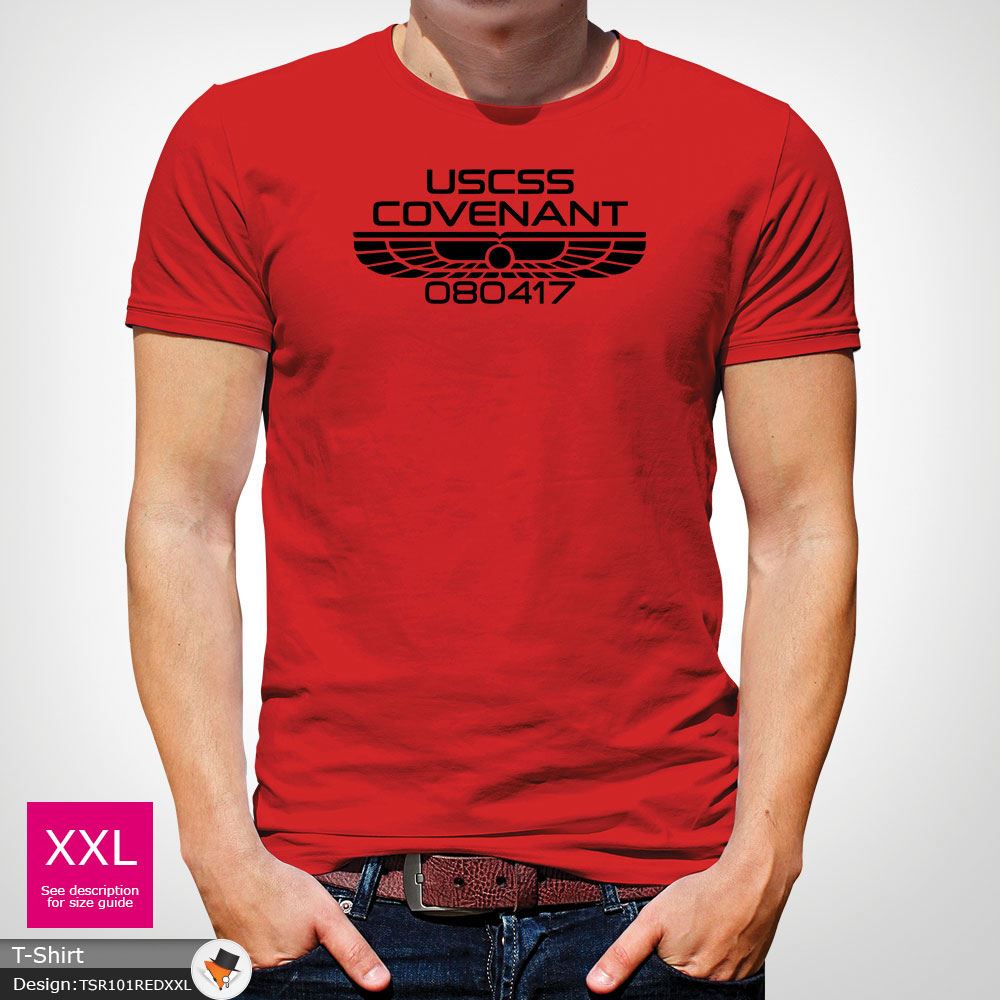 Alien Covenant, Covenant, Covenant, USCSS, Weyland, Espace, Cinéma, fun, t shirt homme cadeau de Noël rouge! 434e01 Alien Covenant, Covenant, Covenant, USCSS, Weyland, Espace, Cinéma, fun, t shirt homme cadeau de Noël rouge! 434e01