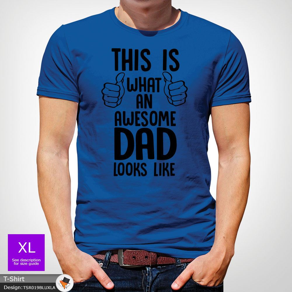 La La La Fête des Pères Cadeau This Is What An Awesome Dad Looks Like T-shirt gris foncé! 41ac4d La La La Fête des Pères Cadeau This Is What An Awesome Dad Looks Like T-shirt gris foncé! 41ac4d