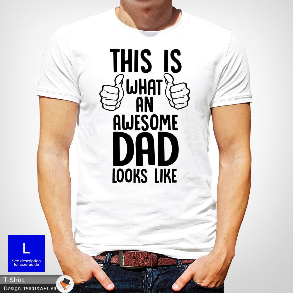 La La La Fête des Pères Cadeau This Is What An Awesome Dad Looks Like T-shirt gris foncé! 41ac4d La La La Fête des Pères Cadeau This Is What An Awesome Dad Looks Like T-shirt gris foncé! 41ac4d