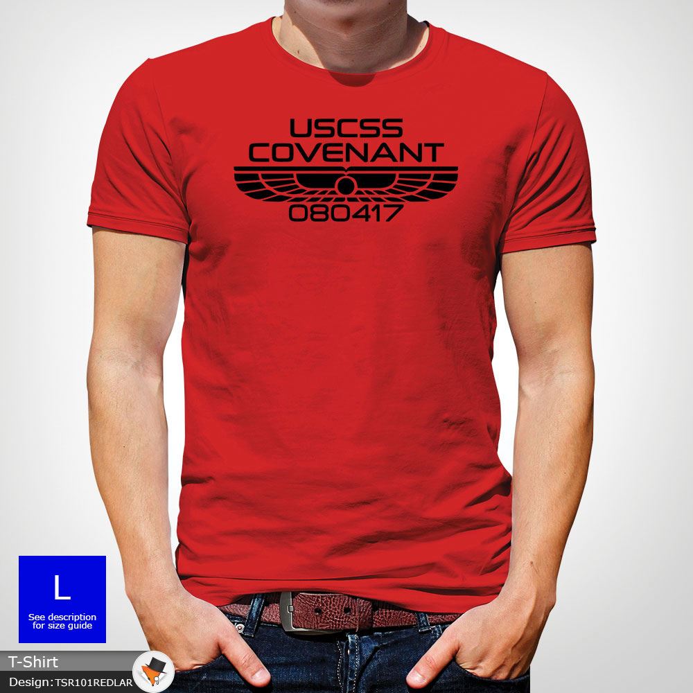 Alien Covenant, Covenant, Covenant, USCSS, Weyland, Espace, Cinéma, fun, t shirt homme cadeau de Noël rouge! 434e01 Alien Covenant, Covenant, Covenant, USCSS, Weyland, Espace, Cinéma, fun, t shirt homme cadeau de Noël rouge! 434e01