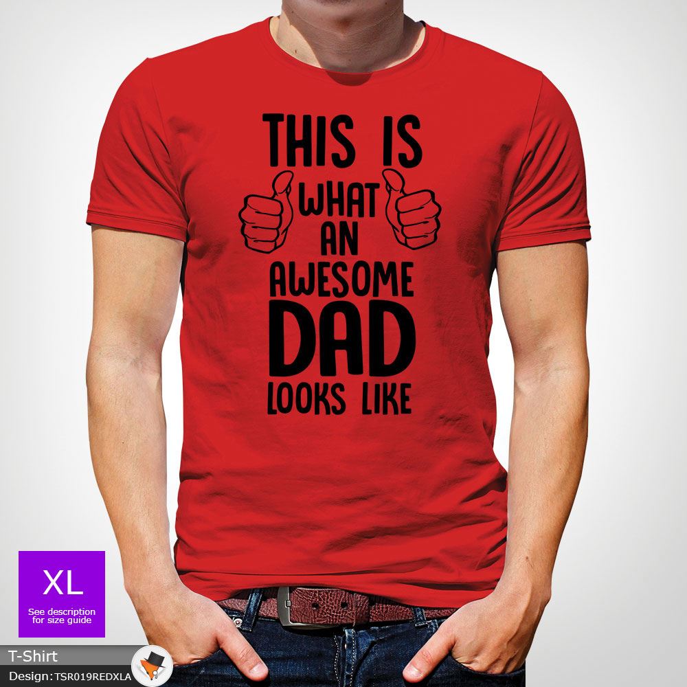 La La La Fête des Pères Cadeau This Is What An Awesome Dad Looks Like T-shirt gris foncé! 41ac4d La La La Fête des Pères Cadeau This Is What An Awesome Dad Looks Like T-shirt gris foncé! 41ac4d