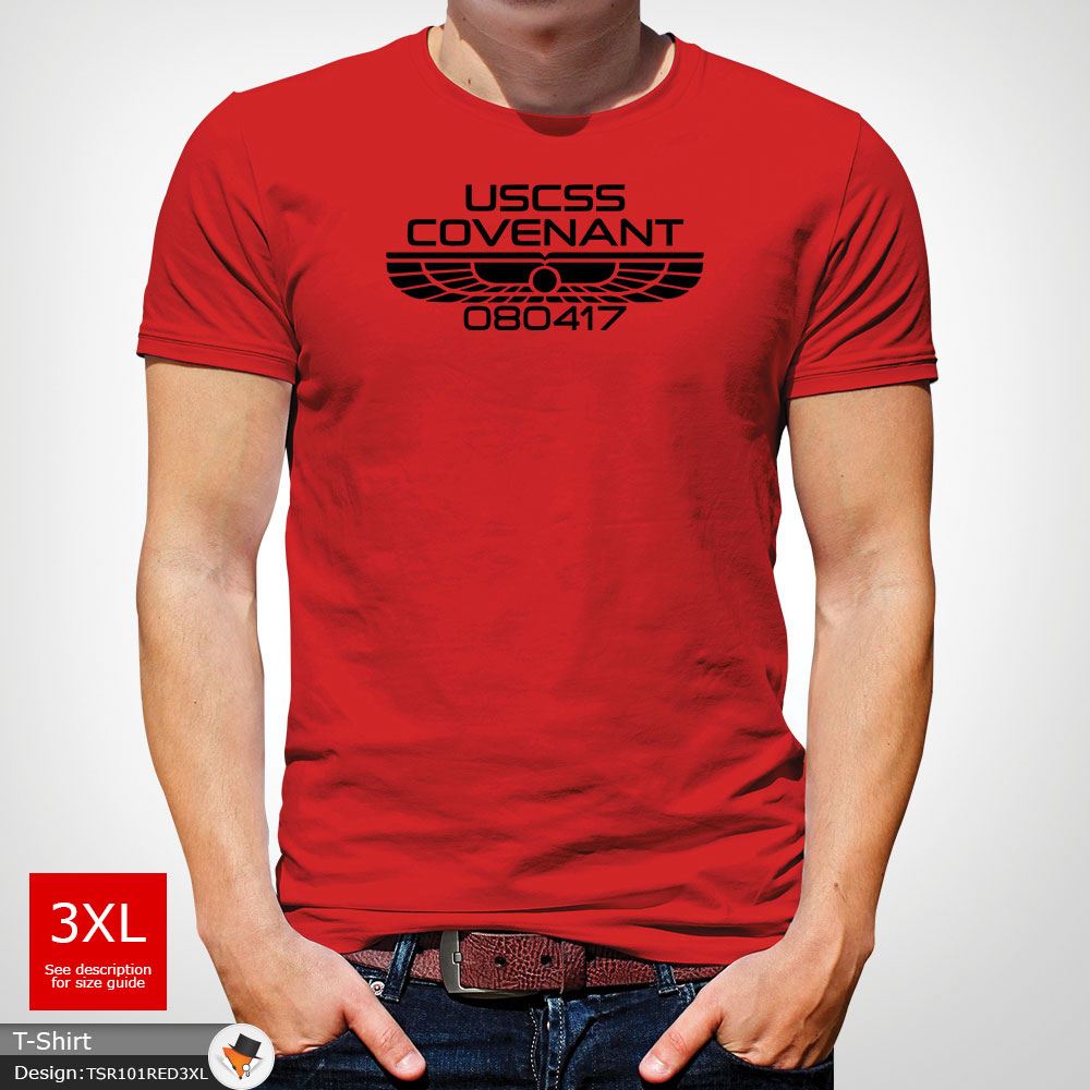 Alien Covenant, Covenant, Covenant, USCSS, Weyland, Espace, Cinéma, fun, t shirt homme cadeau de Noël rouge! 434e01 Alien Covenant, Covenant, Covenant, USCSS, Weyland, Espace, Cinéma, fun, t shirt homme cadeau de Noël rouge! 434e01
